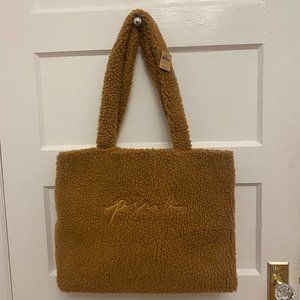 NWT Victoria's Secret Pink Fleece Tote Bag